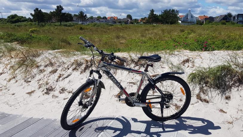 MTB på Øster Hurup strand - cykeludlejning