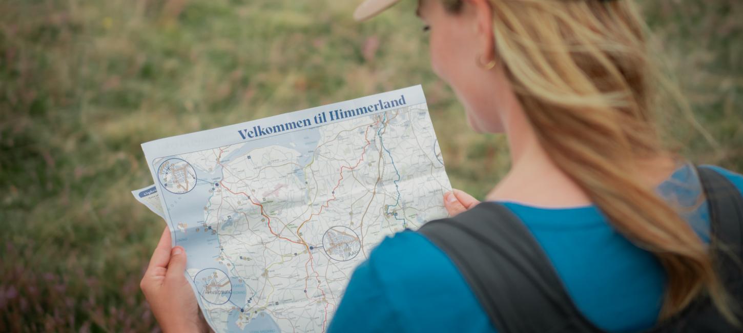 Vandretur i Himmerland, kort over Himmerland
