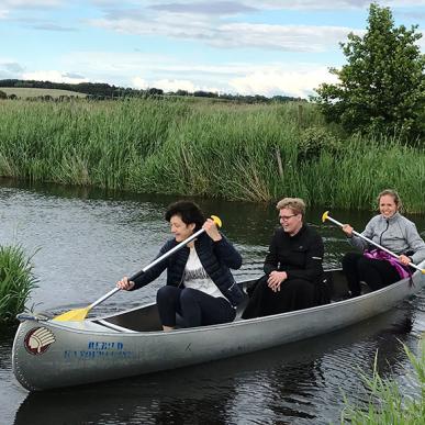 Rebild Kanoudlejning - sejlads på Lidenborg Å