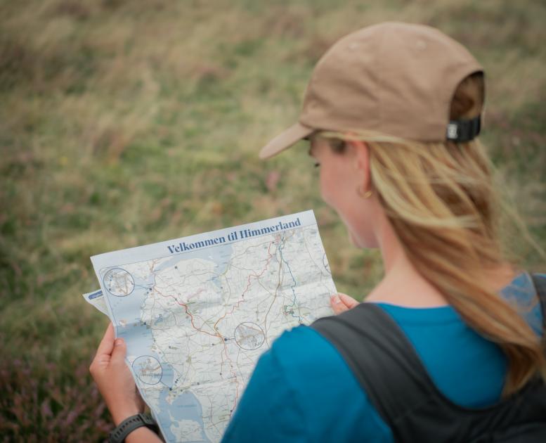 Vandretur i Himmerland, kort over Himmerland